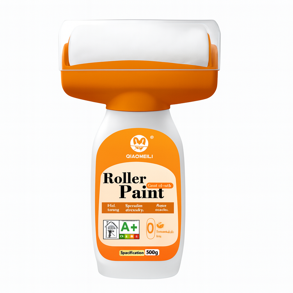 SET 3X Kit Pentru Retus Pereti Albi, Rola de Vopsea 2-în-1 cu Rezervor, 500g