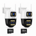 SET 2x Camere Tripla Jortan JT-9999 PRO 9MP, DSP Dual-Core, WiFi/LAN + 2x Carduri 32GB