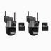 SET 2x Jortan Camere Duale JT-9687 PRO, 6MP WiFi/LAN, Night Vision Color + 2x Carduri 32GB