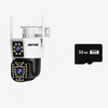 Camera Duala WiFi/LAN Jortan 8293 - 6MP 4K, Detectare Umana, Card 32GB Inclus