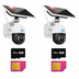 Set 2 Camere Solare 4G Dasgut, Night Visual, Senzor de miscare,  2 Carduri 32GB Inclus