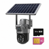 Camera Solara 4G Duala 8MP - cu Slot de Cartela SIM 4G, Viziune Nocturna, IP66 + Card 32GB