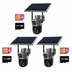 SET 3x Camere Duble 4G, 8MP Viziune Nocturna, Zoom Optic 10x, Panou Solar,  IP66 + 3x Card 32GB