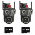 SET 2X Camere Triple Wi-Fi 6K 12MP, Audio bidirectional, AI Motion Detection, Night Vision, Rotire 355°/90°, IP66, 2x Card 32GB Incluse