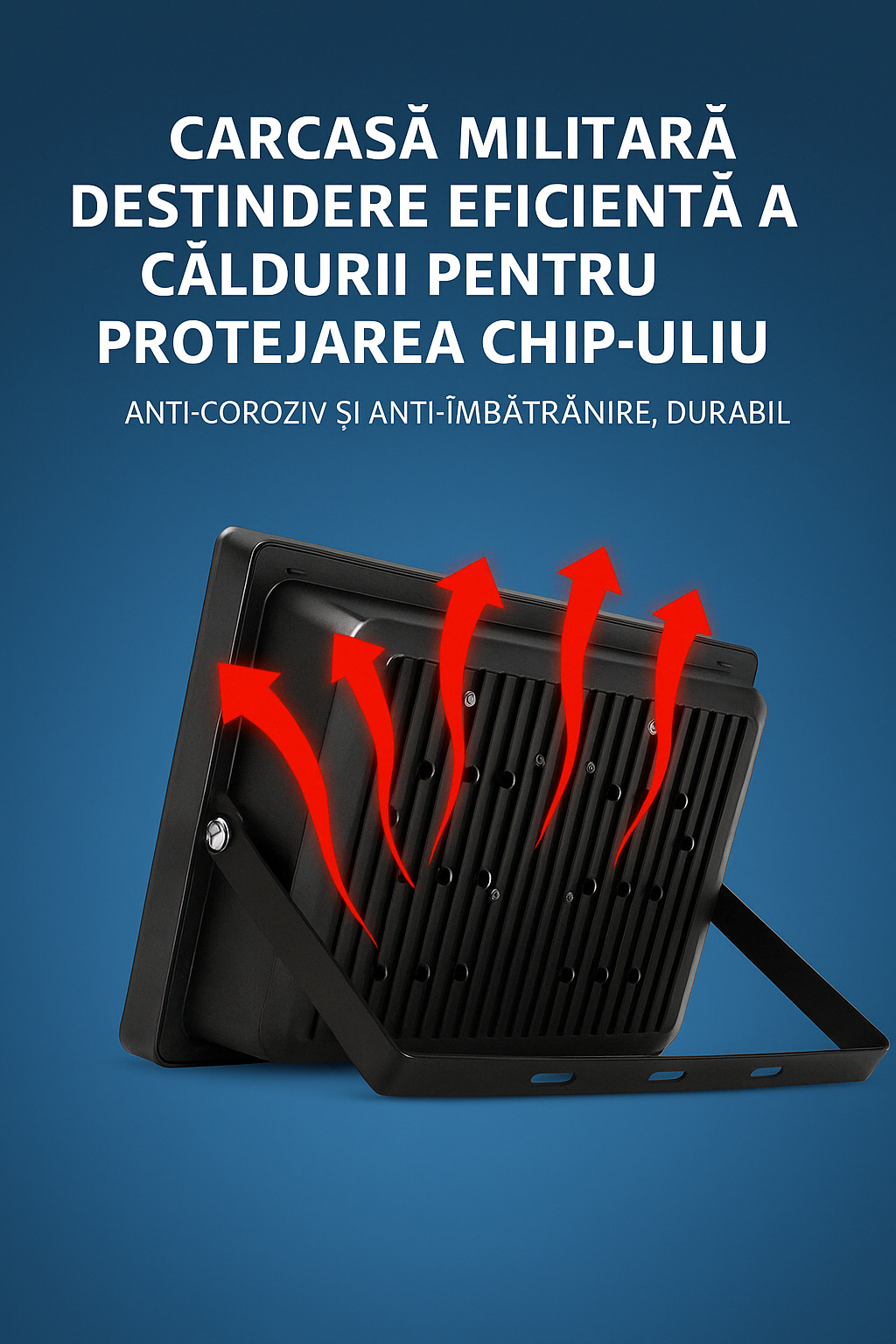 Proiector Solar Jortan 100W, Lampa Incarcare Solara + Panou Solar