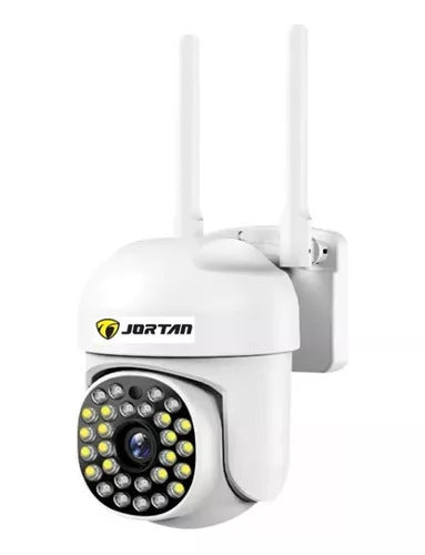 SET 2x Camera de Securitate, WiFi Jortan JT-8161QJ - Alerta Human-ID cu LED-uri Active, Viziune Nocturna 30M, 1080P, 2x Card 64GB Incluse