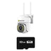 Camera IP JORTAN JT-8161QJ - Supraveghere, Conectivitate Wireless/LAN, Vedere Nocturna, Senzor de Miscare si Conexiune WiFi (Card 32GB Inclus)