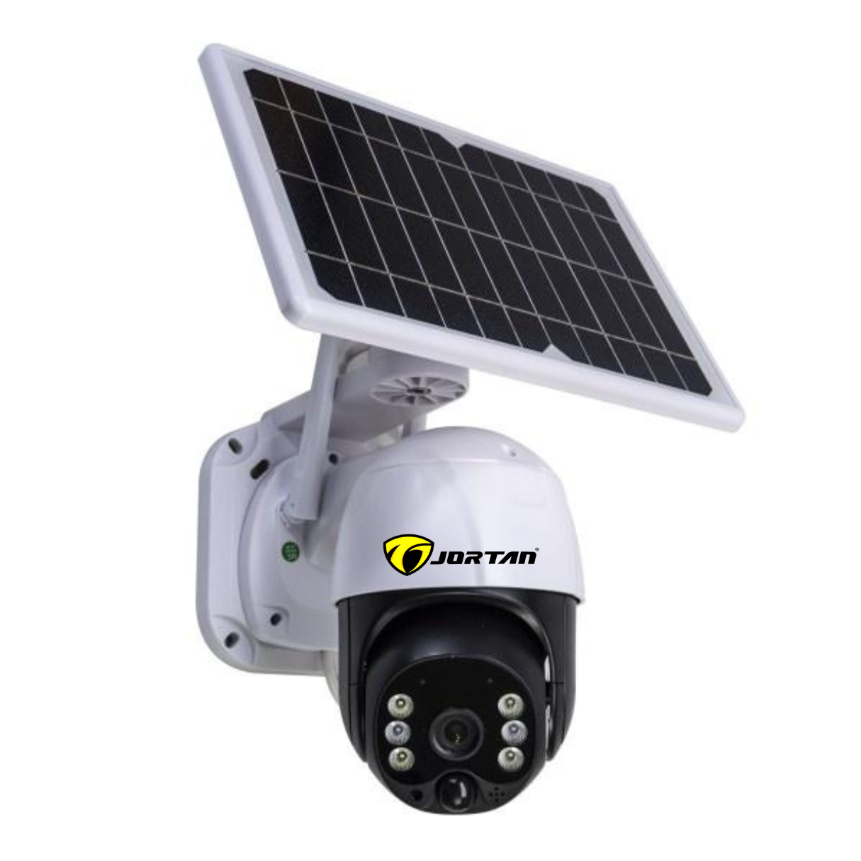 Set 2x Camere Solare Jortan - Wireless 3MP 1080P, Panou Solar Integrat, Wi-Fi, Detectie Miscare,