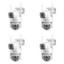SET 4 Camere Supraveghere Jortan 9697QJ, 6MP, PTZ, Vizualizare Color Nocturna, Wireless/LAN