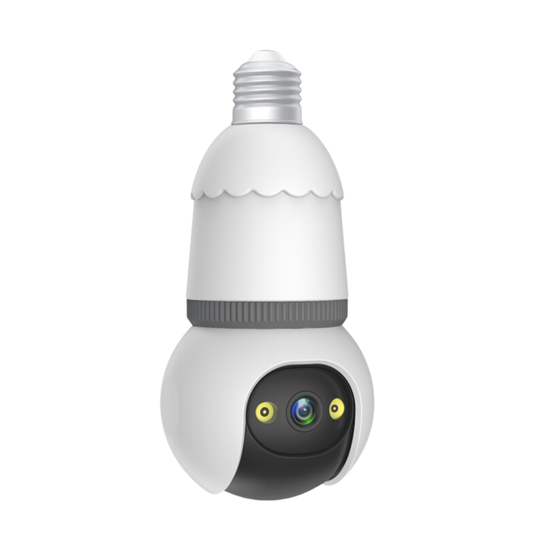 Camera Smart Tip Bec IMOU 5MP, Sirena + Microfon, Detectie AI, Vizibilitate Nocturna 25m, Card 64GB Inclus