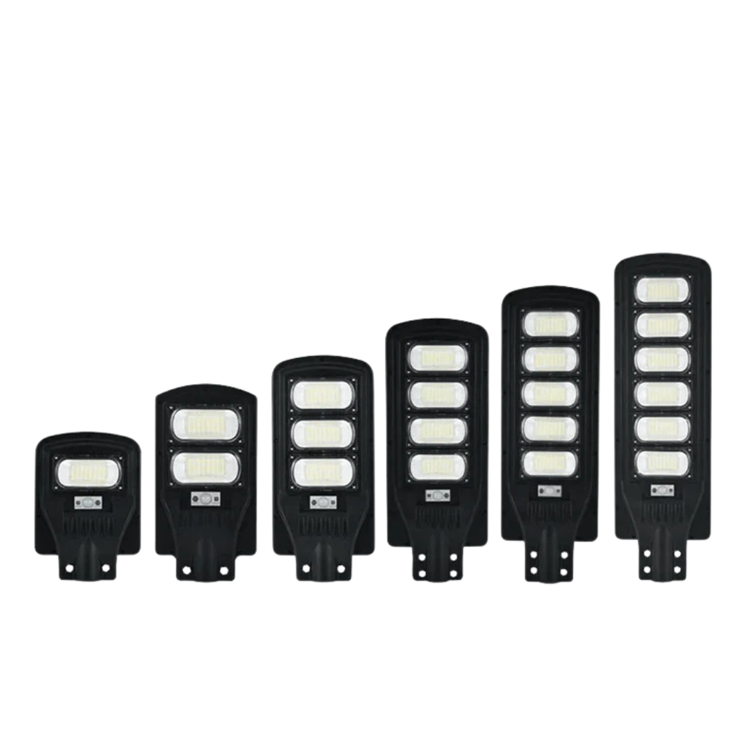 Lampa Solara Stradala 300W Jortan - cu Panou Fotovoltaic, Acumulator Lithium si Telecomanda