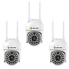 Set 3x Camere Inteligente, Jortan  JT-8161QJ, Wi-Fi, 1080P, Alerta Human-ID, Viziune Nocturna 30M, LED-uri Active