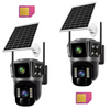 SET 2X Camera Solara Inteligenta 4G - Dual Lens, 6MP Ultra HD, Night Vision, Audio Bidirectional, O-KAM Pro