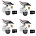 Set 4x Camere Solare 4G Dasgut, Night Vision, Senzor de miscare, 4x Carduri 64GB Incluse