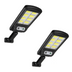 Set 2x Lampa Solara Jortan cu Senzor de Miscare - 8 Celule - 100W, 160 LED-uri COB