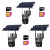 SET 3x Camere Duale 4G - cu Panou Solar, 8MP Viziune Nocturna, Audio Bidirectional,  IP66 + 3x Card 32GB