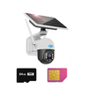 Camera Solara 4G Dasgut, cu Slot SIM, Night Visual, Senzor de Miscare, Card 64GB Inclus