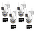 Set 4 Camere Supraveghere Wi-Fi/LAN Jortan 9697QJ, 6MP , PTZ, Color Noaptea, 4x Carduri microSD 32GB Incluse