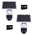 Set 2 Camere Wireless 3MP - Detectie Miscare, cu Panou Solar - 1080P, Wi-Fi, 2 Carduri 32GB incluse