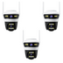 Set 3 Camere Duble Jortan 4 - 6MP, Conexiune WiFi/LAN, Viziune Nocturna, Protectie IP66