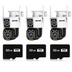Set Supraveghere Jortan - 3 Camere Duble WiFi/LAN - Alarma Integrata, 6MP 4K, 3x Carduri de 32GB incluse