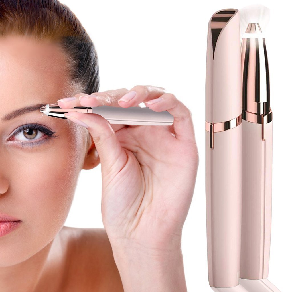 Epilator Pentru Sprancene , Lumina LED, Flawless Brows