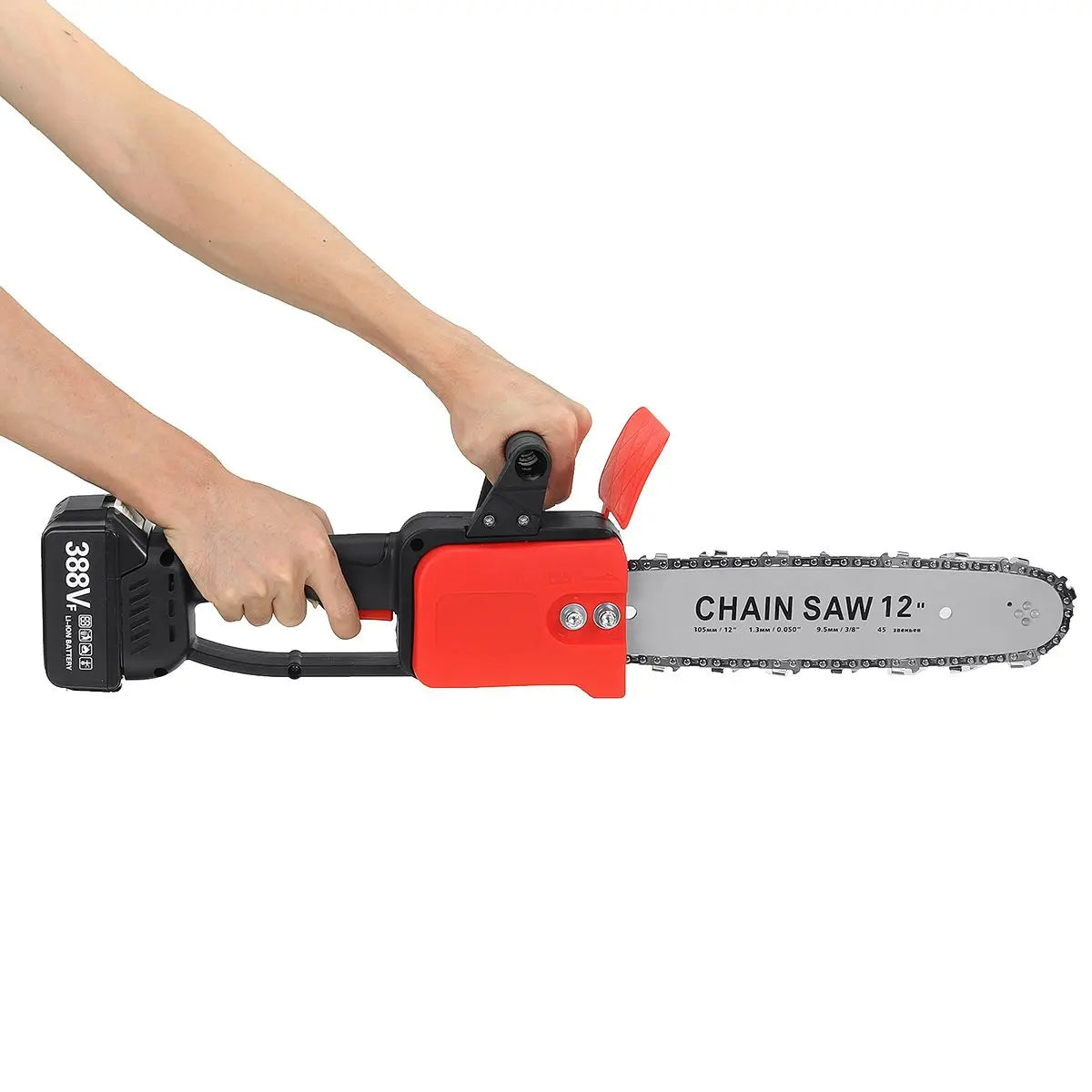 Drujba Electrica - Motofierastrau, 12 inch cu 2 Acumulatori 48V, 4200 RPM, 1200W cu Lamela