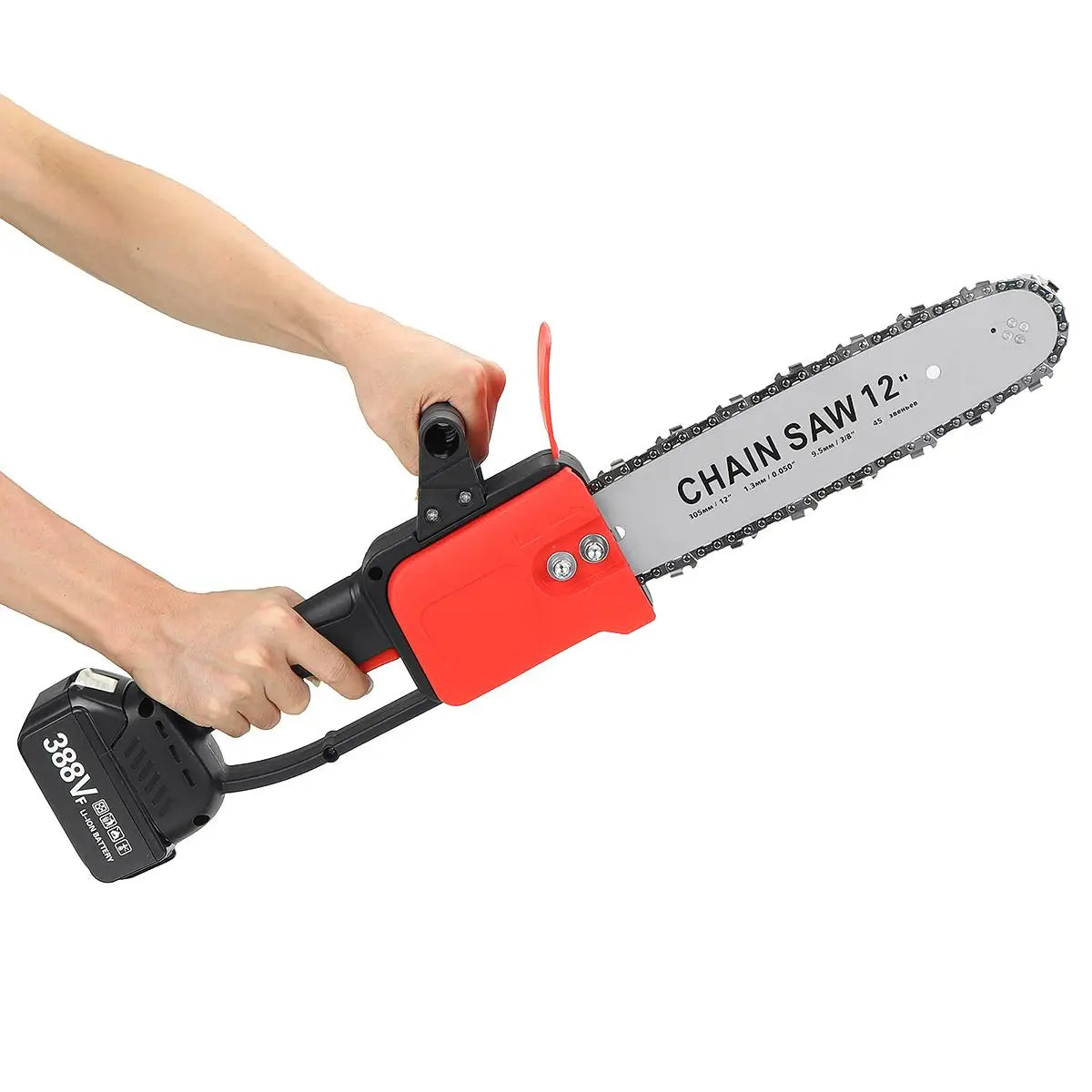 Drujba Electrica - Motofierastrau, 12 inch cu 2 Acumulatori 48V, 4200 RPM, 1200W cu Lamela