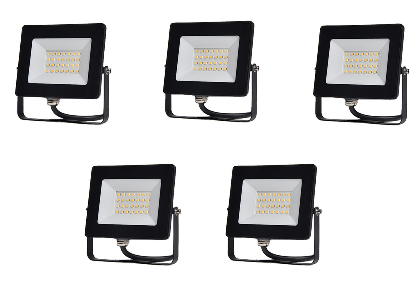 Set 5x Proiectoare LED SMD 20W, Alimentare 220V, Protectie IP66, ProLight