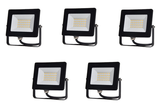 Set 5x Proiectoare LED SMD 20W, Alimentare 220V, Protectie IP66, ProLight