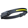 Lanterna de Cap Flexibila Banda LED COB Protectie la Apa , Reincarcabila USB