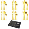 Set 24 de Tacamuri pentru 6 persoane, Fabricate din Otel Inoxidabil