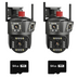 SET 2X Camere Triple Wi-Fi 6K 12MP, Audio bidirectional, AI Motion Detection, Night Vision, Rotire 355°/90°, IP66, 2x Card 64GB Incluse