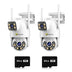 Set 2 Camere Wi-Fi/LAN Jortan 9697QJ, 6MP, Vizualizare Color Noaptea, PTZ, 2 Carduri 64GB Incluse