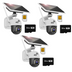 Set 3x Camere Solare 4G Dasgut, Detectare nocturna, Senzor de miscare,  Carduri 32GB Incluse