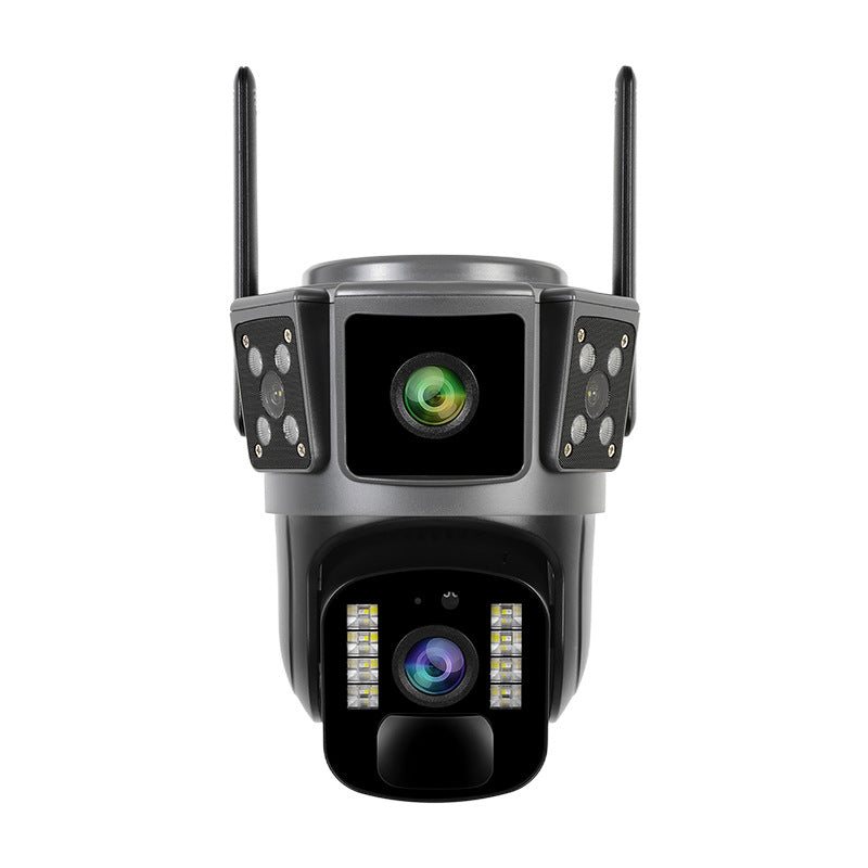 SET 2X Camera Solara Inteligenta 4G - Dual Lens, 6MP Ultra HD, Night Vision, Audio Bidirectional, O-KAM Pro