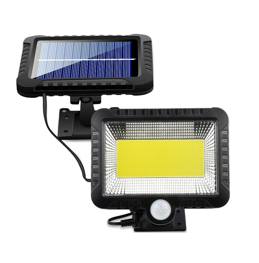 Lampa cu incarcare Solara, 100 LED-uri COB, 100W, Senzor de miscare, Waterproof IP65