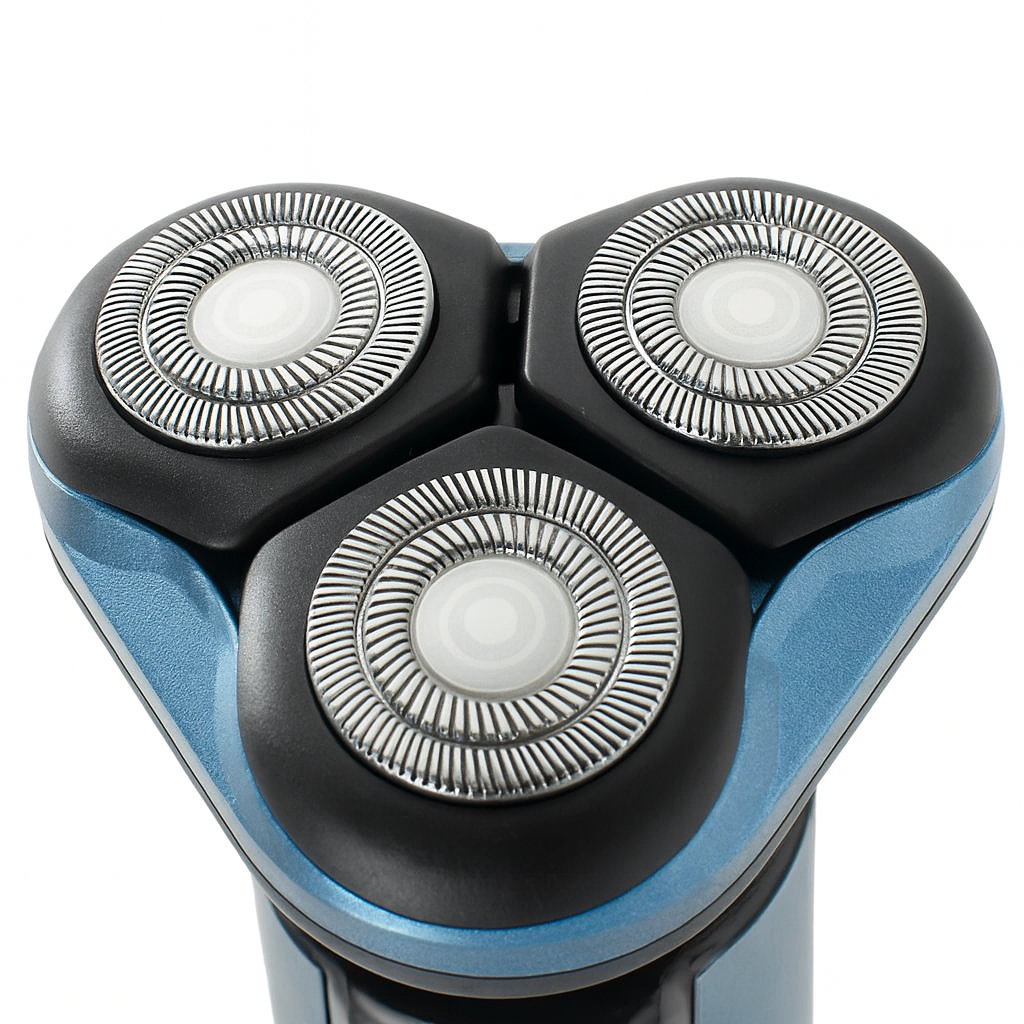 Aparat de Ras Electric RAF R.4017 – Design Portabil si Rezistent la Apa, Tehnologie cu Trei Lame