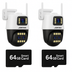 SET 2x Camere Tripla Jortan JT-9999 PRO 9MP, DSP Dual-Core, WiFi/LAN + 2x Carduri 64GB