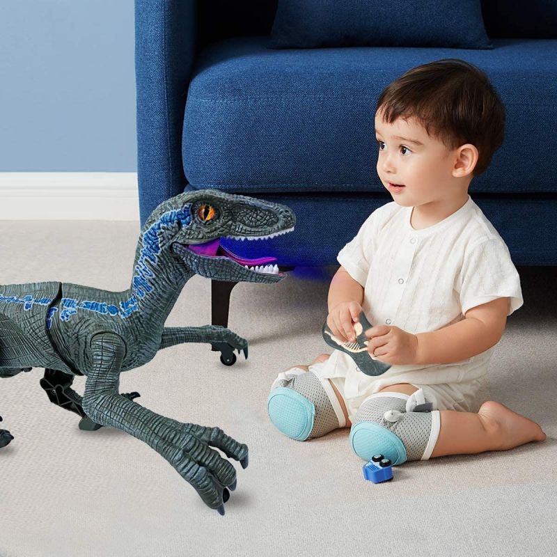 Jucarie interactiva - Dinozaur Velociraptor cu Telecomanda