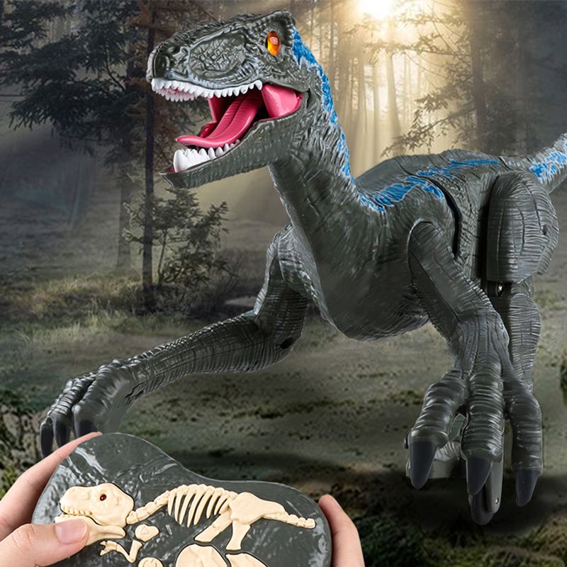 Jucarie interactiva - Dinozaur Velociraptor cu Telecomanda