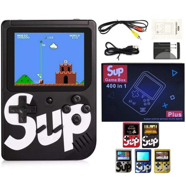 Mini Consola Portabila 400 Jocuri - Retro Sup Game Box Plus