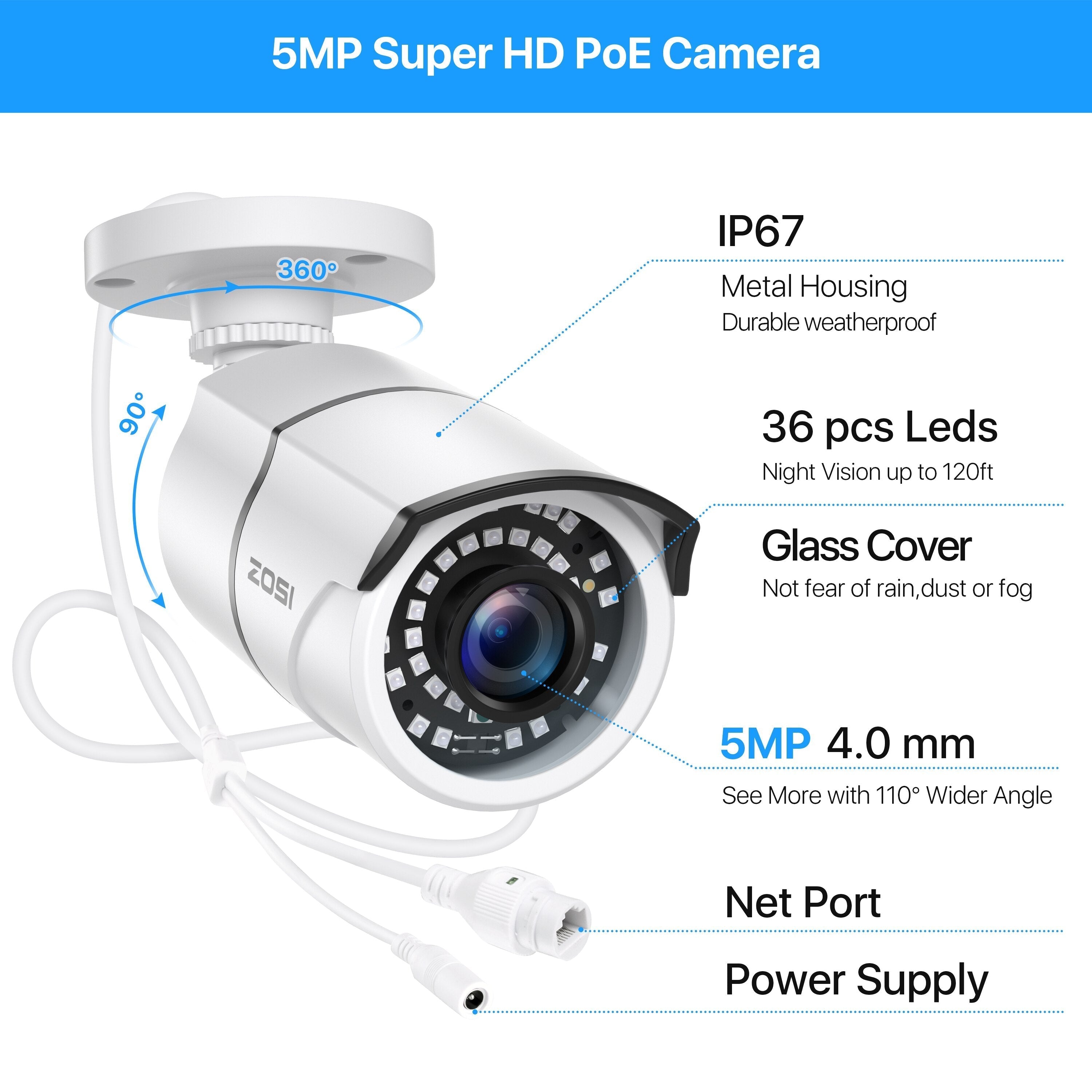 Sistem de Supraveghere Video AHD, CCTV 4 Camere, Aplicatie Telefon, HDMI Unghi Larg