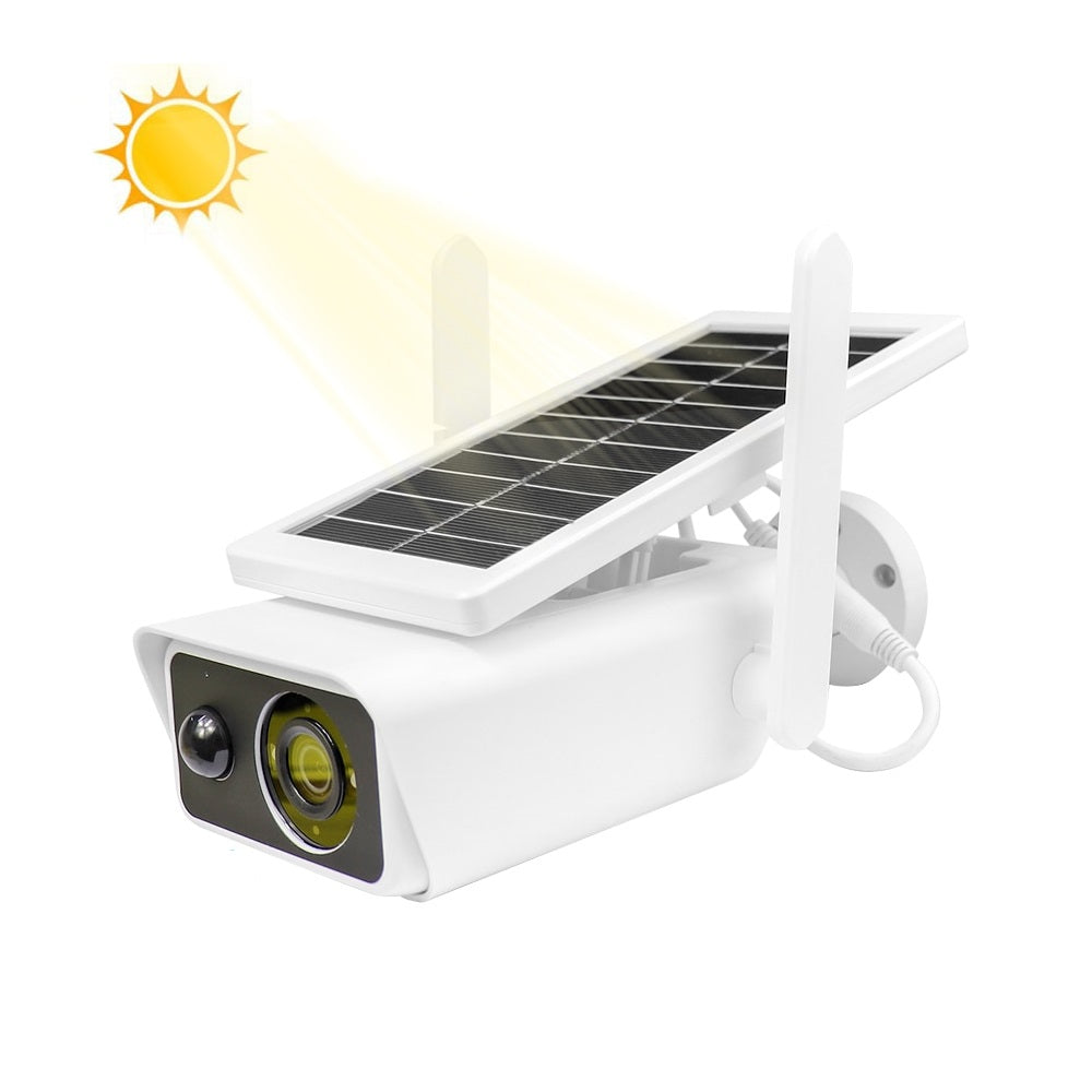 Smart Camera WIFI Exterior - cu Incarcare solara FULL HD 1080p + Suport card 128GB