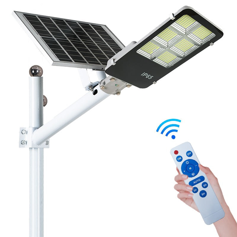 Lampa cu Incarcare Solara Jortan 200W, Telecomanda, Suport Metalic si Accesorii montaj