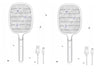 Set 2 Palete Electrice Anti-Insecte, cu USB – 1200mAh