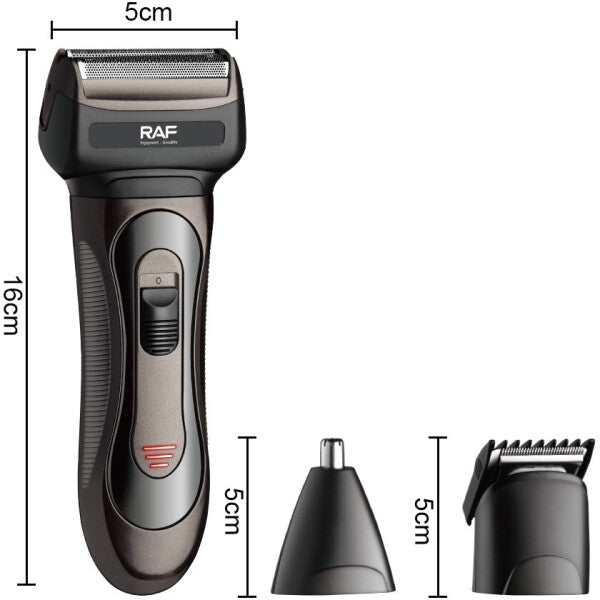 Aparat de Ras Electric RAF R.4018 –  Trimmer Integrat, Tehnologie Avansata, Incarcare Type-C