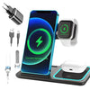 Statie de Incarcare Wireless 4 in 1 - Incarcare Rapida, Fast Charger 15W,