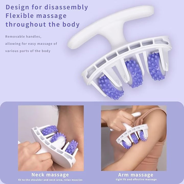 Aparat Ergonomic Anticelulitic – Masaj Corporal Manual, cu Capete Multiple
