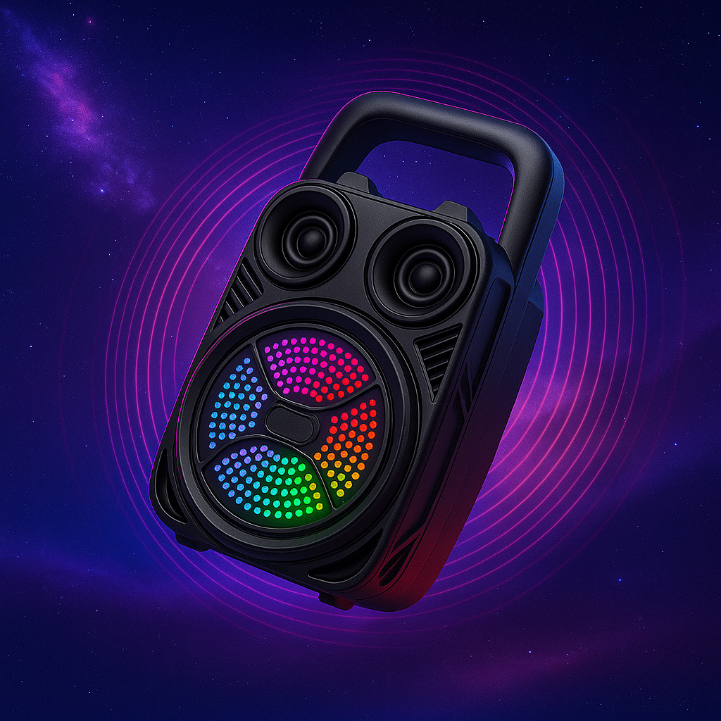 Boxa Bluetooth Portabila LM-S365/LM-S363, cu Suport Telefon, 10h Autonomie, Rezistenta IPX5, Bass Puternic